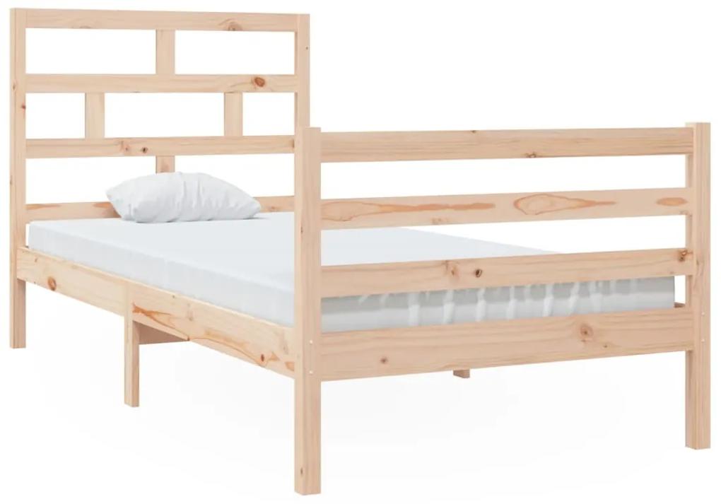 3101268 vidaXL Cadru de pat, 90x200 cm, lemn masiv de pin