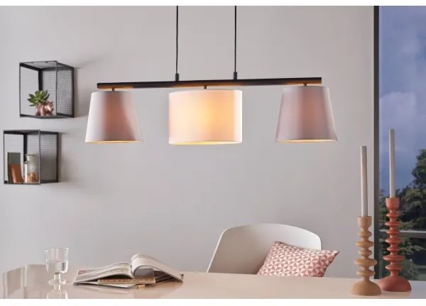 Lustră pe cablu Eglo 55207 ALMEIDA 3xE14/25W/230V gri