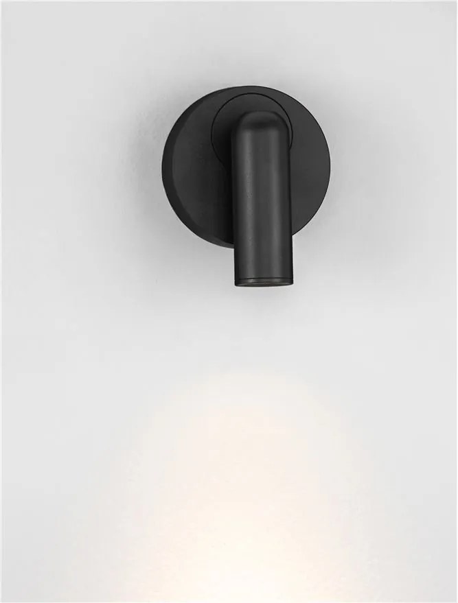 Aplica spot LED directionabil negru PICTOR