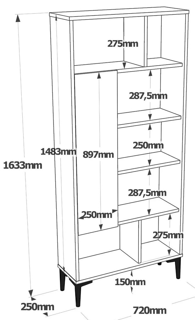 Cameră de studenți Levosi 7 (antracit) . 1096173