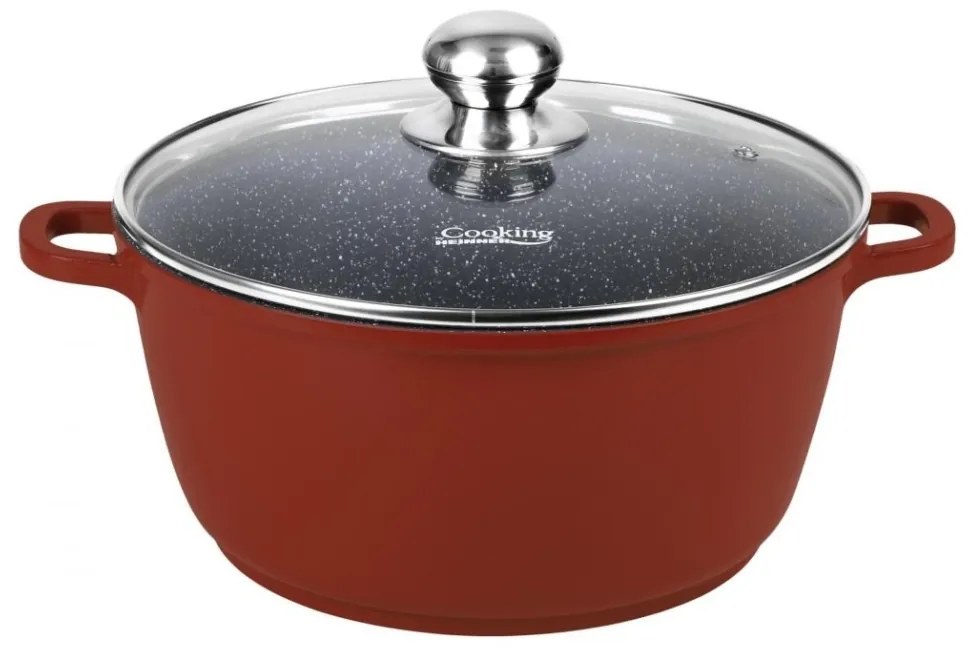 Oală din aluminiu cu capac 40x17.5 cm, 18.6L – Cooking by Heinner, Colecția Calabria HR-JLG-C40SO, pentru supe, conserve sau gătit în cantitate mare