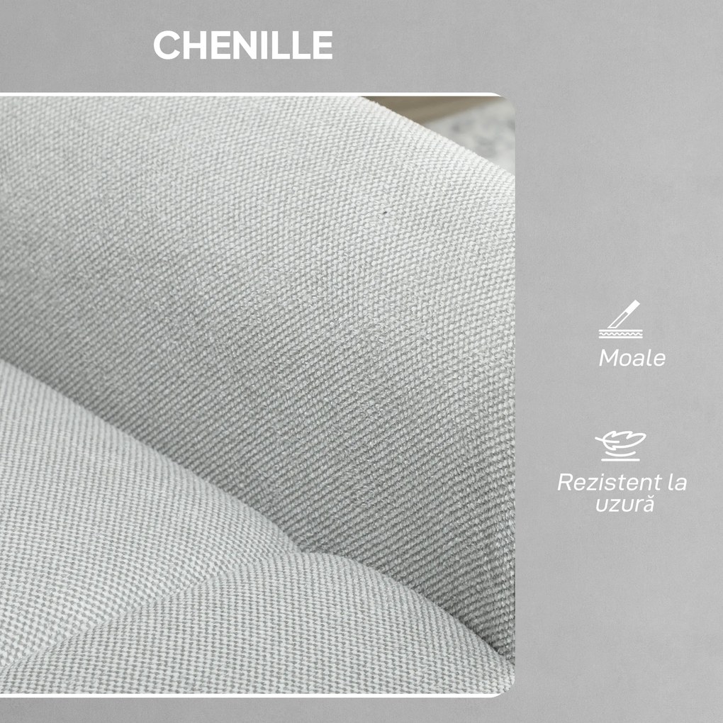 HOMCOM Fotoliu Relax Electric cu Masaj și Încălzire, Silențios, Reclinabil 150° în Cinilă cu Pernă, Funcție de Memorie, 2 Telecomenzi, Suport pentru Picioare pentru Living și Birou, Gri | Aosom Romania