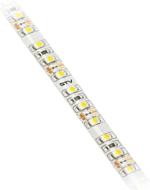 Bandă LED Flash GTV pentru mobilier, lumină rece, 120 LED m, 520 lm m, 9,6 W m, 12V, IP65, 5 m Alb rece, 9.6 W/m, 12 V, LED Flash, 520 lm/m, 8 mm