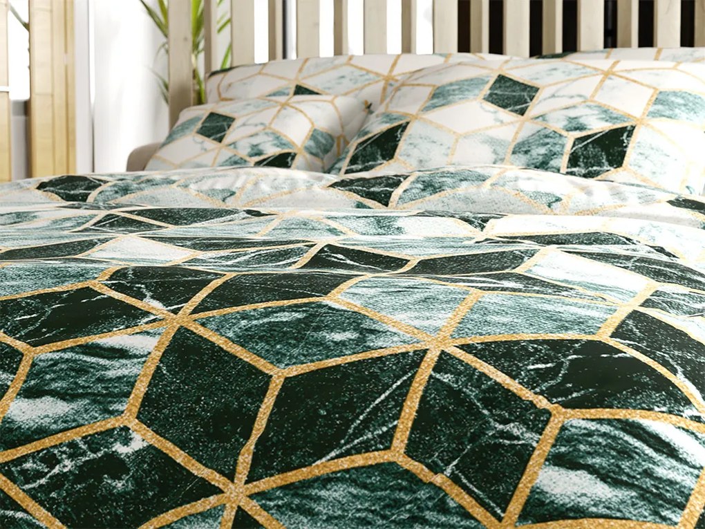 Lenjerie de pat din microfibra ATHENA verde Dimensiune lenjerie de pat: 70 x 90 cm | 140 x 200 cm