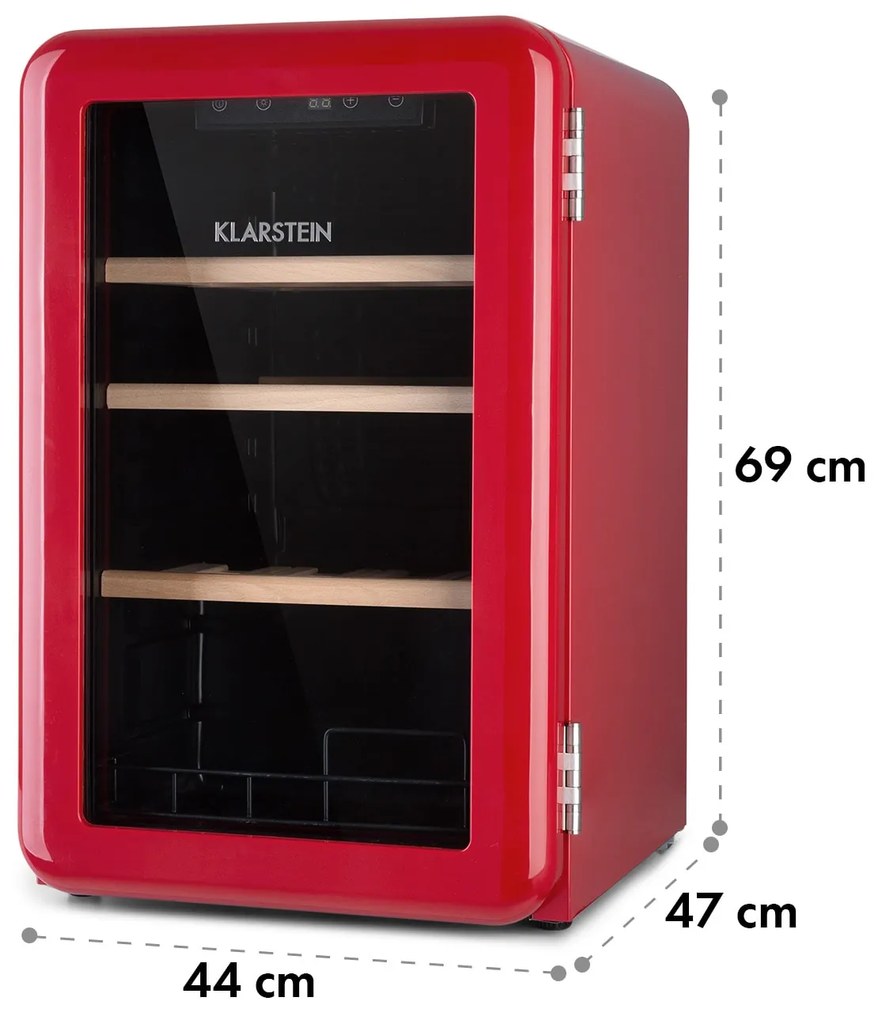 Vinetage 19 Uno, frigider pentru băuturi, 70 litri, 4-22°C, retro-design