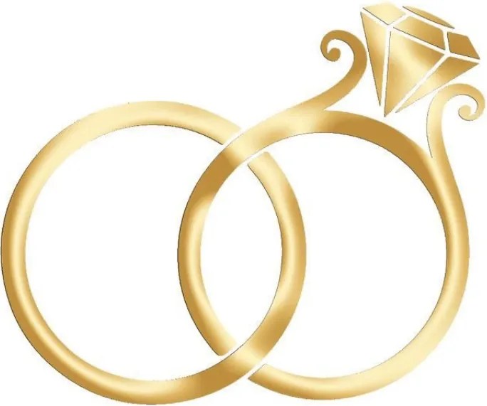 Serviciu de personalizare cu inele argintii sau aurii a lumanarilor de nunta