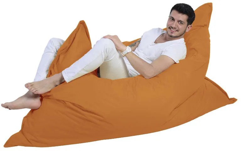 Fotoliu puf pentru grădină Giant Cushion 140x180 - Orange