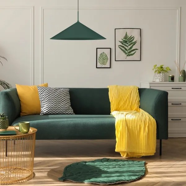 Pendul cu cablu CAPITAL 1xGX53/15W/230V Ø 60 cm verde