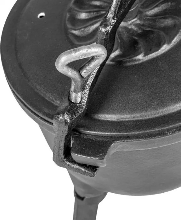 Oală din fontă cu picioare 10 litri emailată