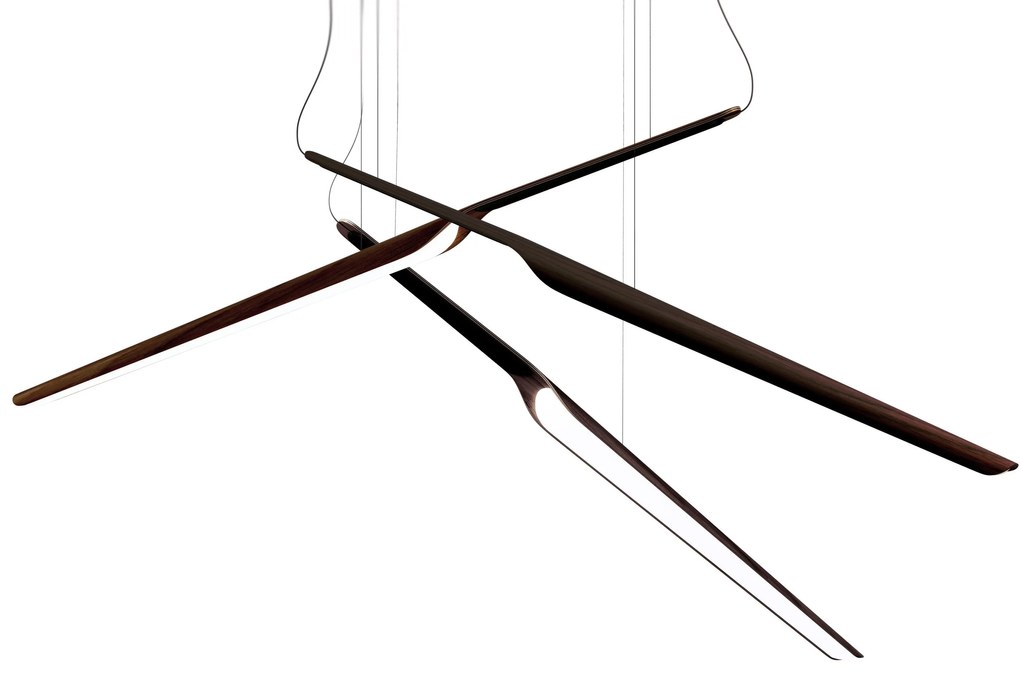 Lampă suspendată Swan Wing 1130 mm, reglabilă, multe variante - TUNTO Model: vigoare, Capac: placaj presat, vopsit în negru
