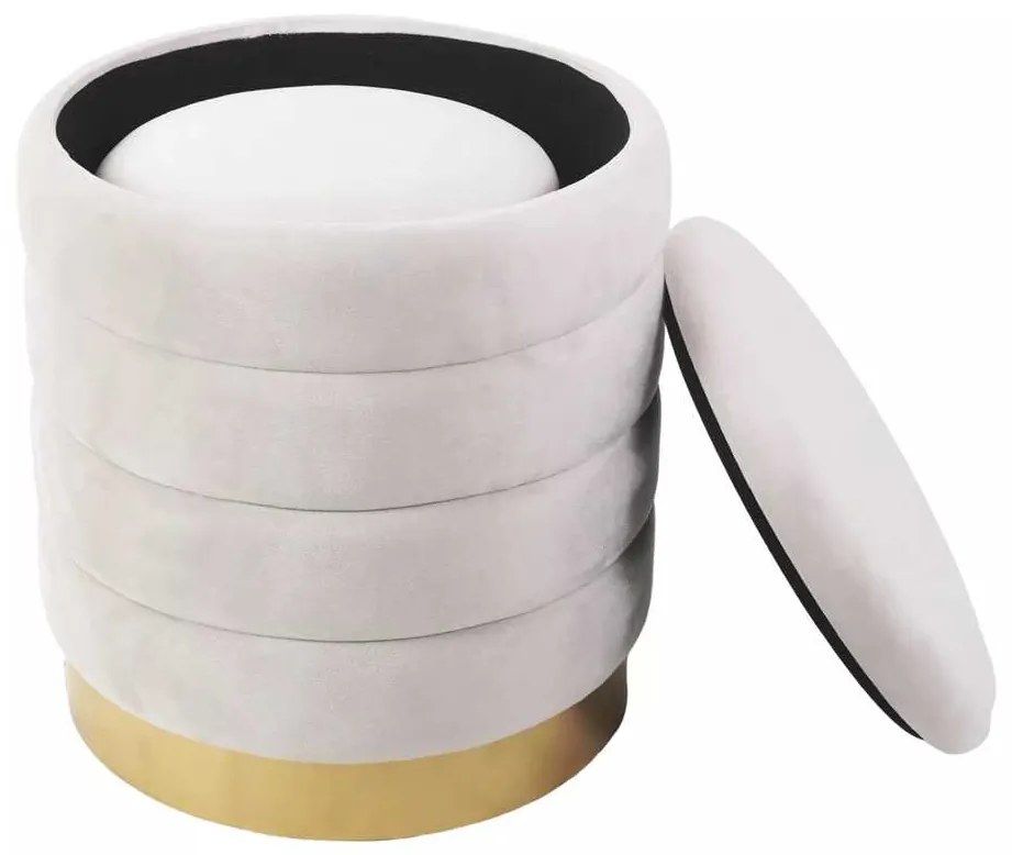Taburet Bonfol Velvet, crem
