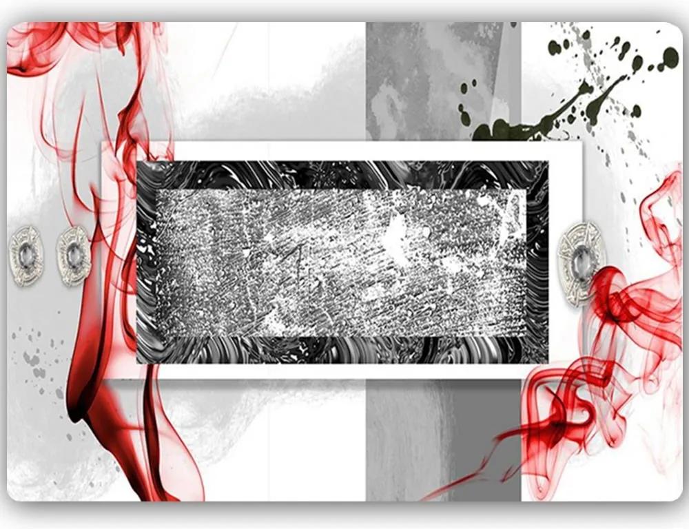 CARO Tablou metalic - Abstract Composition 2 60x40 cm