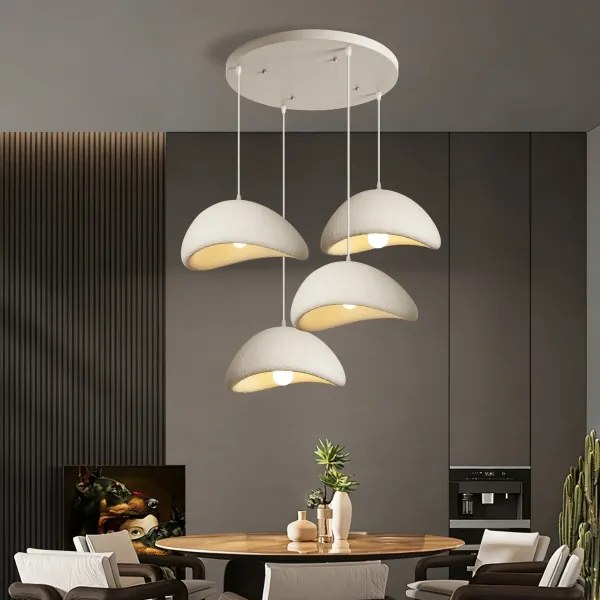 BRILAGI - Candelabru pe cablu WABI SABI 4xE27/60W/230V alb