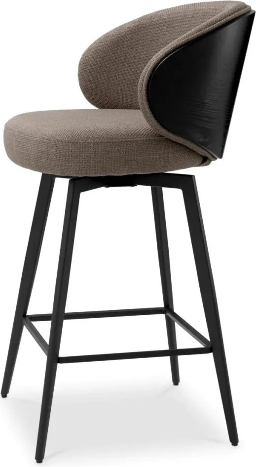 Scaun de bar design elegant LUX Camerota, Scalea grey