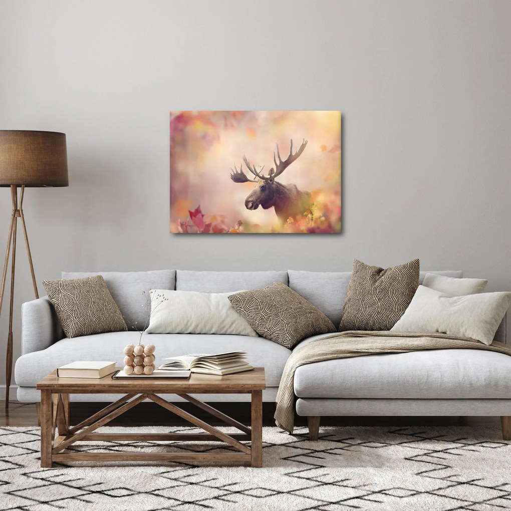 Tablou - Pădure în frunze de toamnă (70x50 cm)