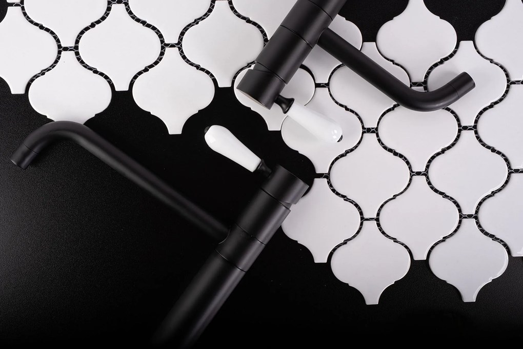 Baterie pentru baie Rea Serra Brush Gold low