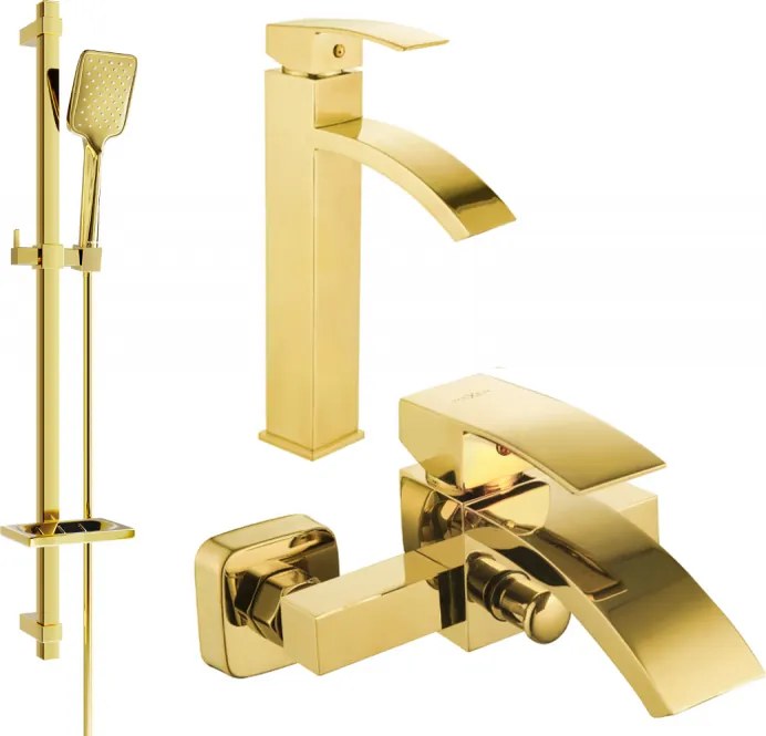 Mexen Libra DQ62 set de cadă, auriu - 745113DQ62-50