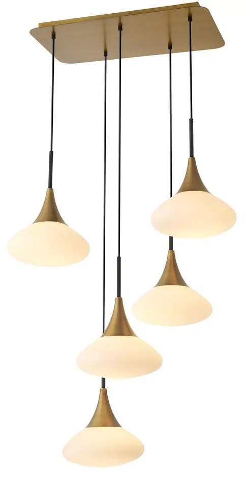 Lustra suspendata design LUX Duco L, alama antica 115855 HZ