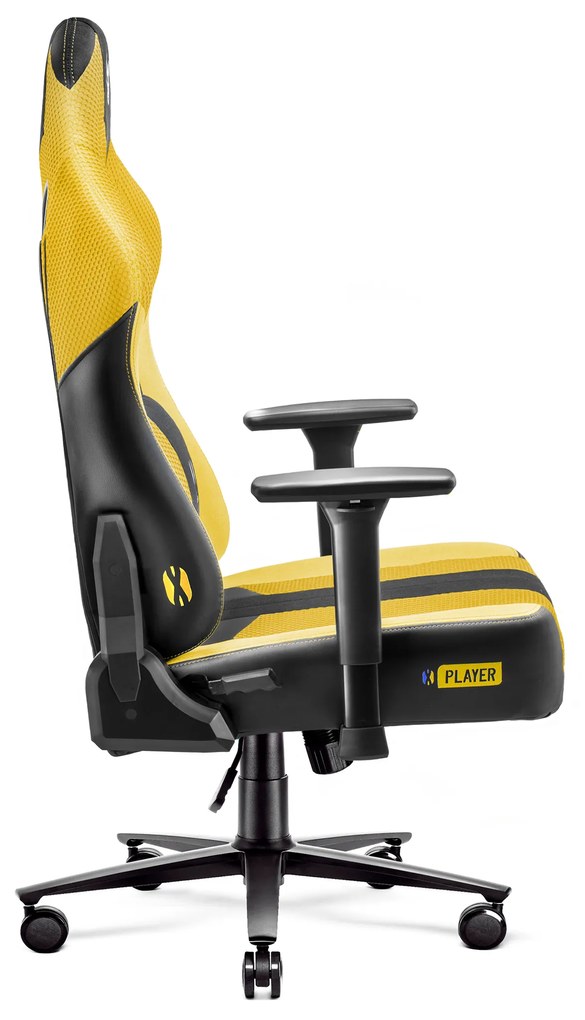 Scaun pentru copii Diablo X-Player 2.0: Dark Sunflower / galben, Kids Size