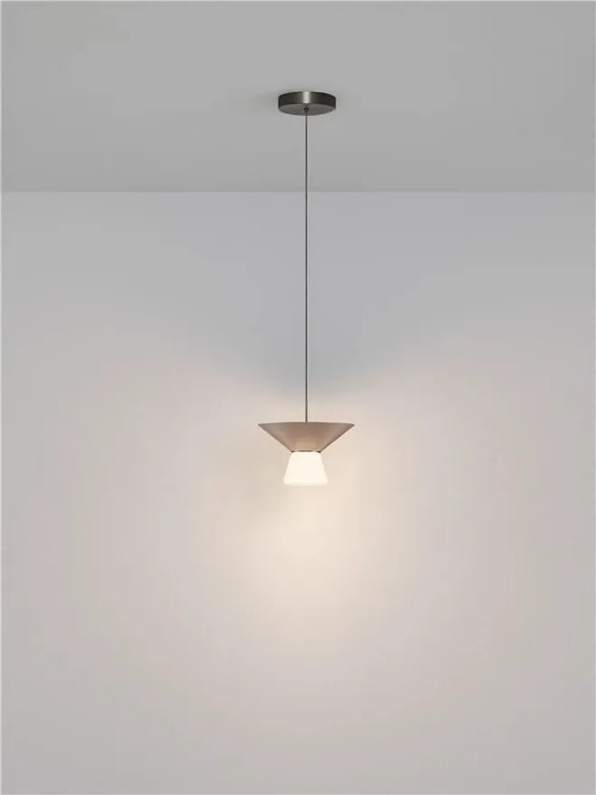 Pendul LED decorativ BARIS Nut Brown 22cm
