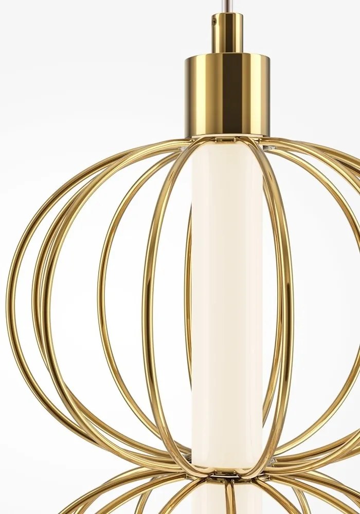Aplica LED suspendata design decorativ Golden Cage