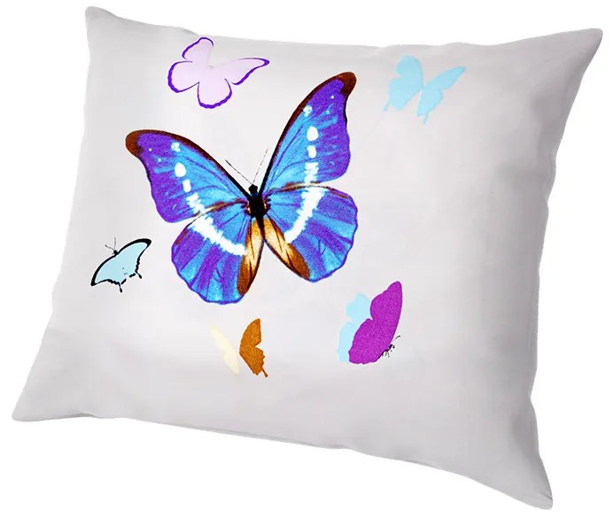 Set 2 huse de perna BLUE BUTTERFLY 40x50 cm