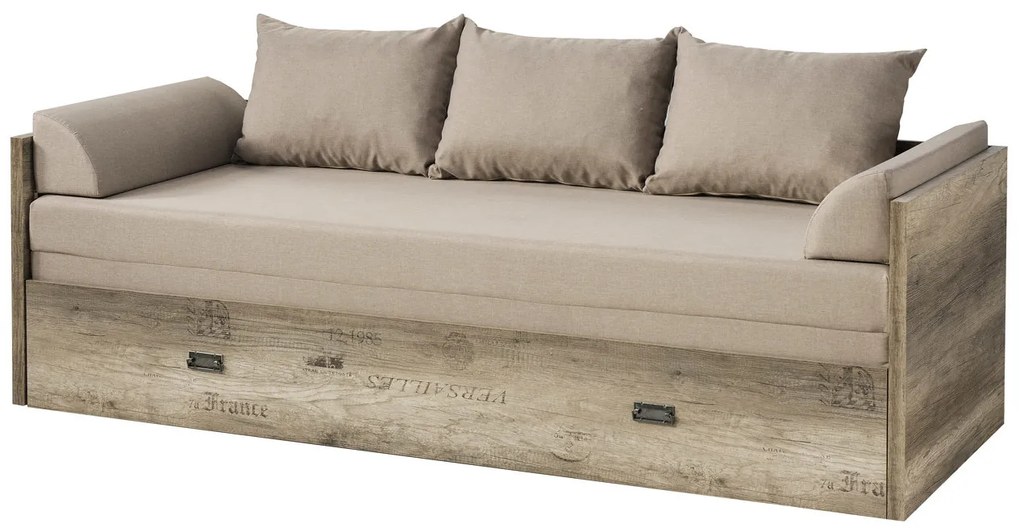 Pat extensibil 80 până la 160 cm Malcolm LOZ/80/160. 798477