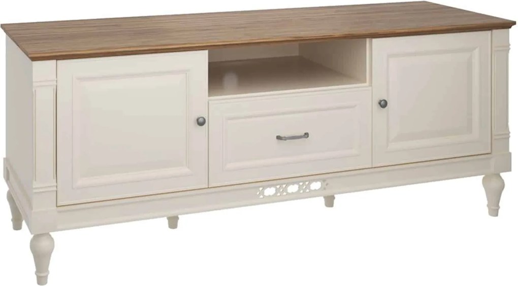 Set lemn masiv crem Living Provence 3 Piese -Natur