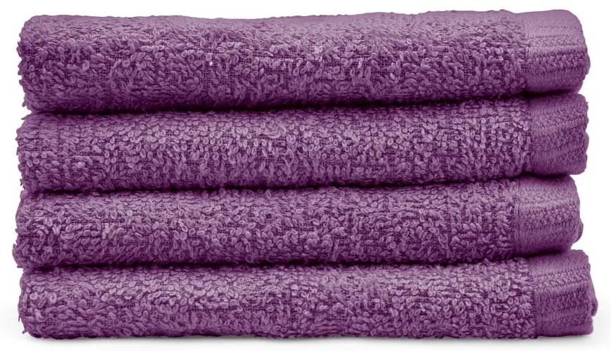 Prosoape mov 4 buc. din bumbac cu uscare rapidă 30x30 cm Quick Dry – Catherine Lansfield