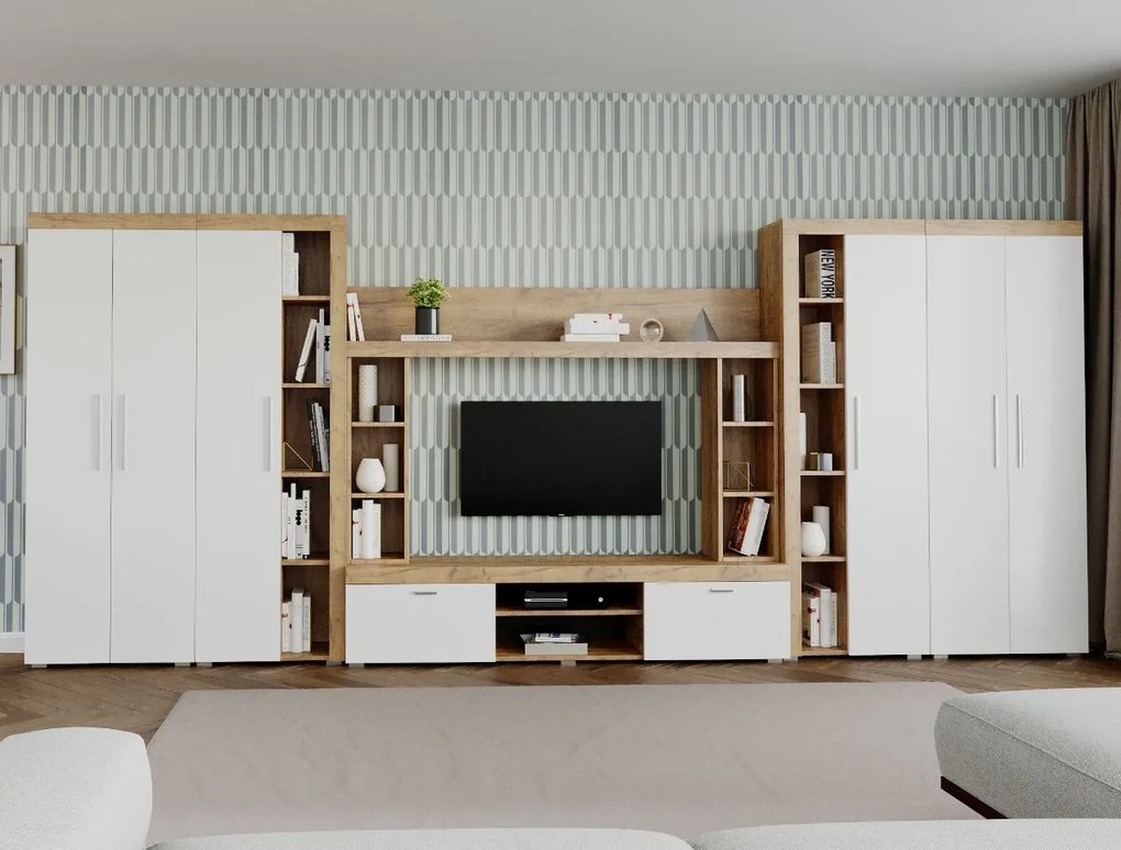 Mobila sufragerie - Living Milan C3 DUO Stejar