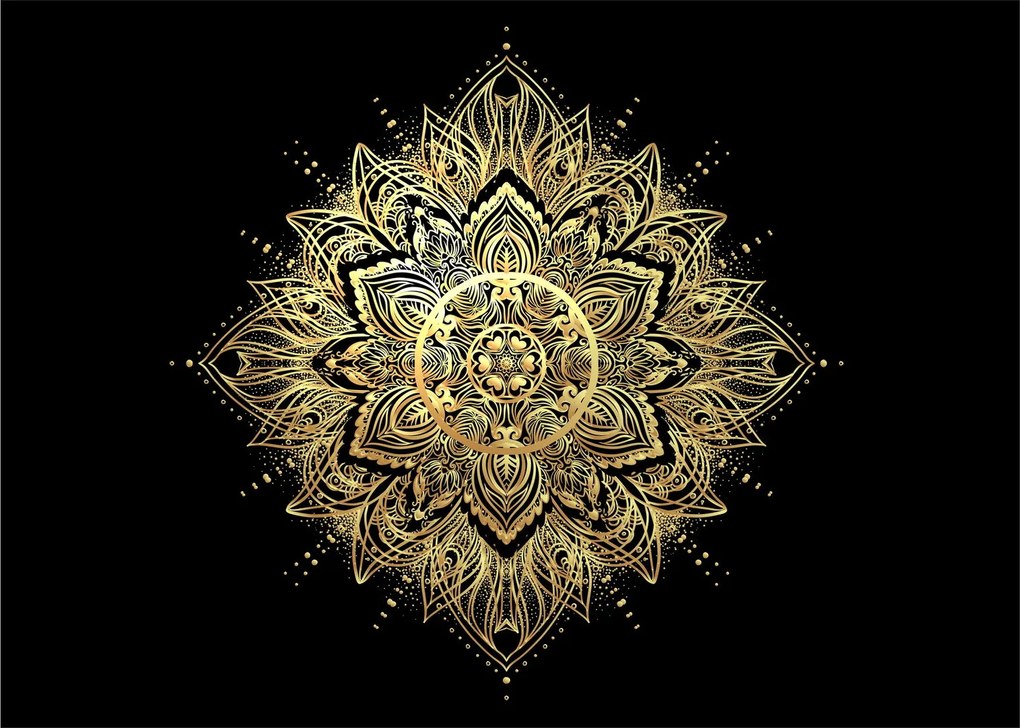 Tablou - Mandala bogăției (70x50 cm)