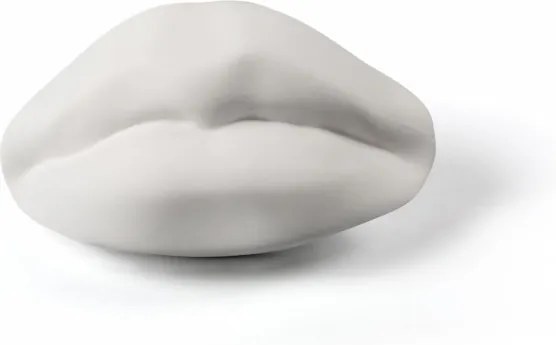 Decoratiune alba din portelan 13 cm Memorabilia Mvsevm Mouth Seletti