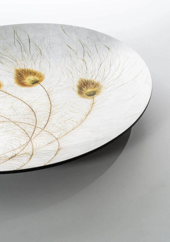 STONES Farfurie decorativă 65cm X 65cm H. 1cm | Aosom Romania