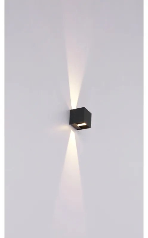 Aplica LED exterior ambientala moderna lumina sus / jos IP44 VERONIKA