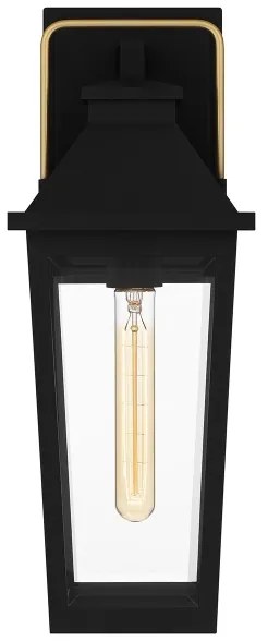 Quoizel QZ-BUCKLEY-M-MBK - Aplică de perete pentru exterior BUCKLEY M, 1xE27/40W/230V, IP44