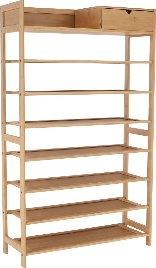 Pantofar KATLEY, bambus natural, lemn, 70x25x117 cm