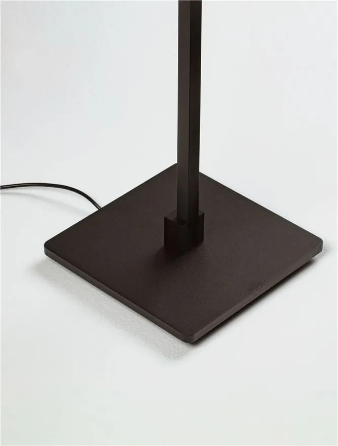 Lampa LED dimabila de podea directionabila TENSO negru