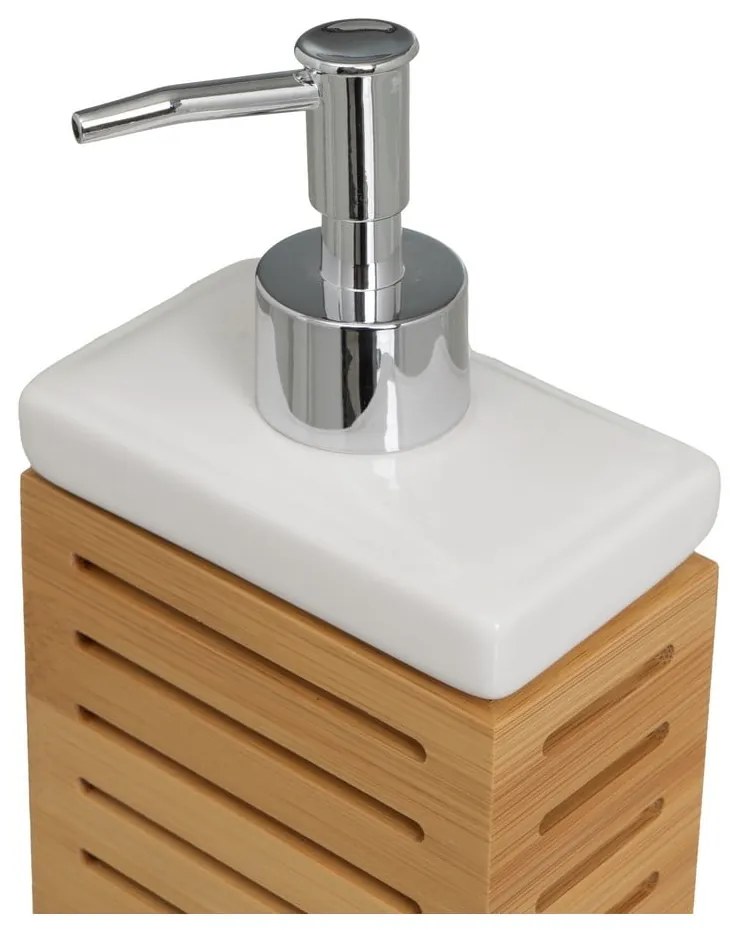 Set de accesorii de baie în culoare naturală din bambus – Casa Selección