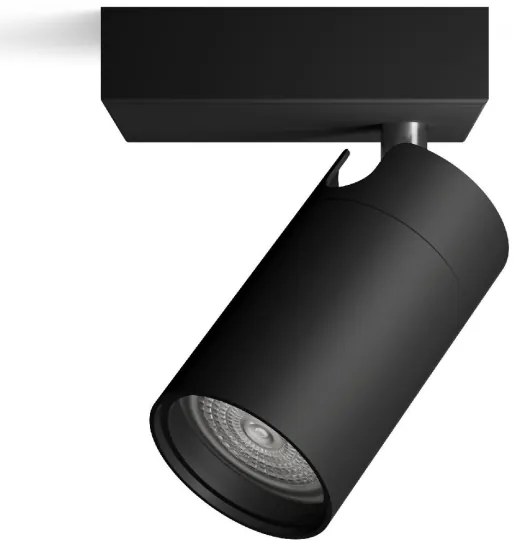 Spot pentru baie Philips IDRIS 1xGU10/5W/230V IP44 negru