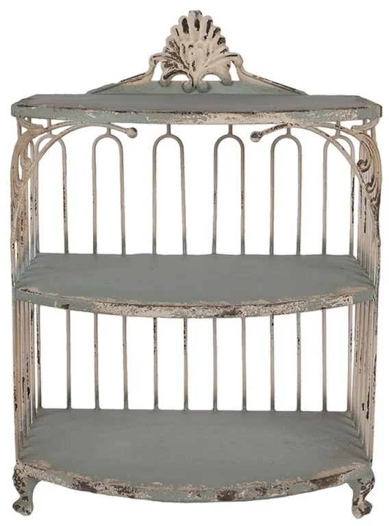 Raft verde, din metal, aspect vintage, Verdeau