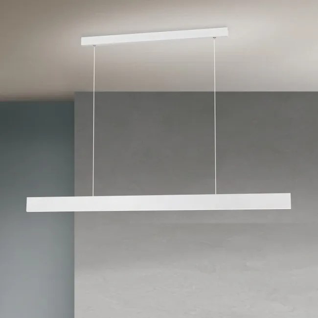 Lustra LED suspendata moderna up/down GIDEON alba