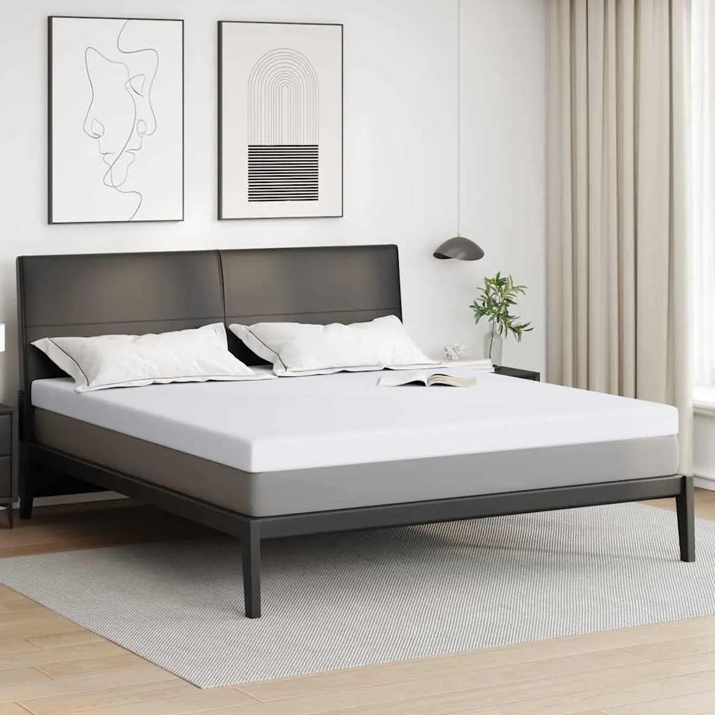 vidaXL Păturile pentru saltea Alb 180 x 200 cm