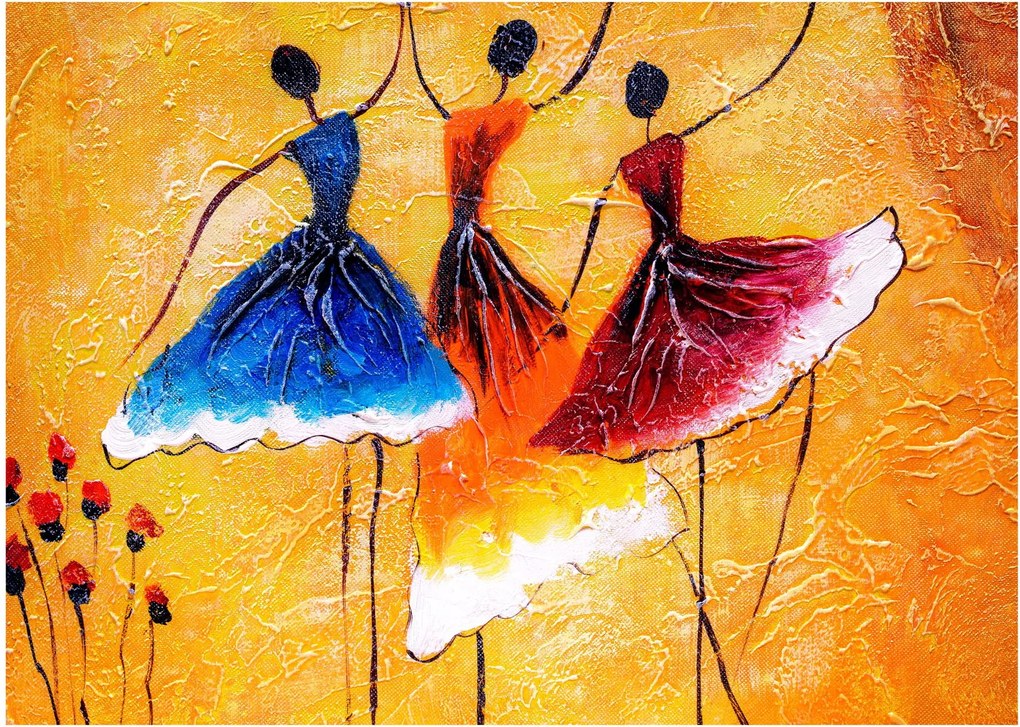 Tablou - Pictură în ulei, balerina (70x50 cm)
