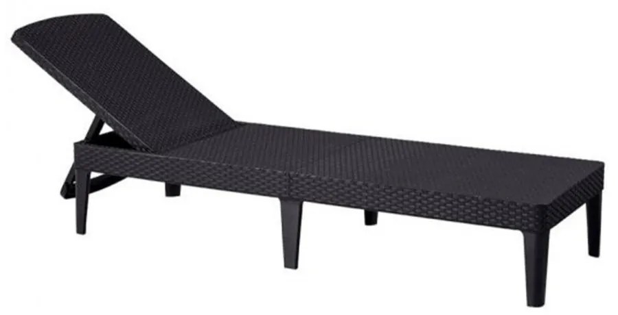 Șezlong de grădină Jaipur, grafit