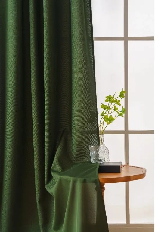 Perdea OXFORD LIGHT 140x250 cm, verde inchis Agatat: Rejansa