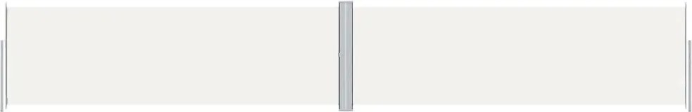 vidaXL Copertină laterală retractabilă, crem, 160x1000 cm