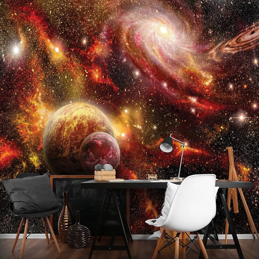 Fototapet - Cosmos colorat (254x184 cm)