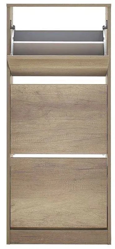 Pantofar Adore Slim, 3 compartimente, capacitate 12 perechi incaltaminte, 51 x 119 x 26 cm