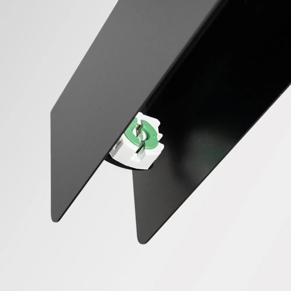 Lustră neagră LED din metal Nebula – Sollux