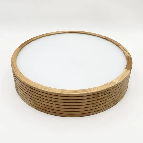 Brilagi - Plafonieră LED CARVALHO MODERN 2xE27/60W/230V Ø 37,5 cm stejar